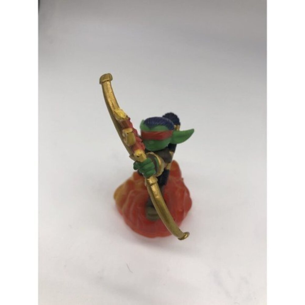 Activision‎ Skylanders Spyros Adventure FLAME SLINGER Figure Green Base
